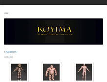 Tablet Screenshot of koyima.com
